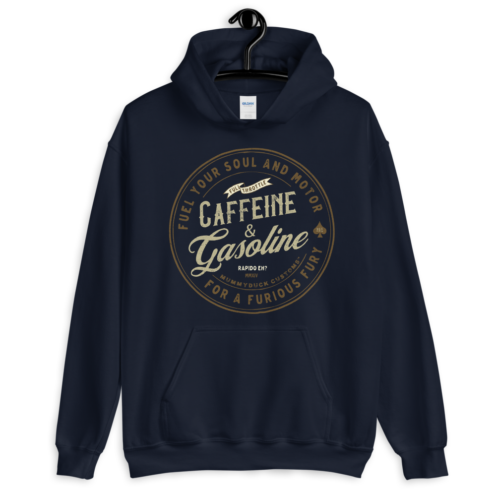 Caffeine & Gasoline Motorcycle Hoodie