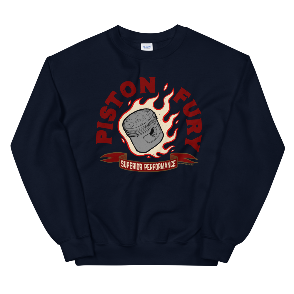 Piston Fury Motorcycle Sweatshirt