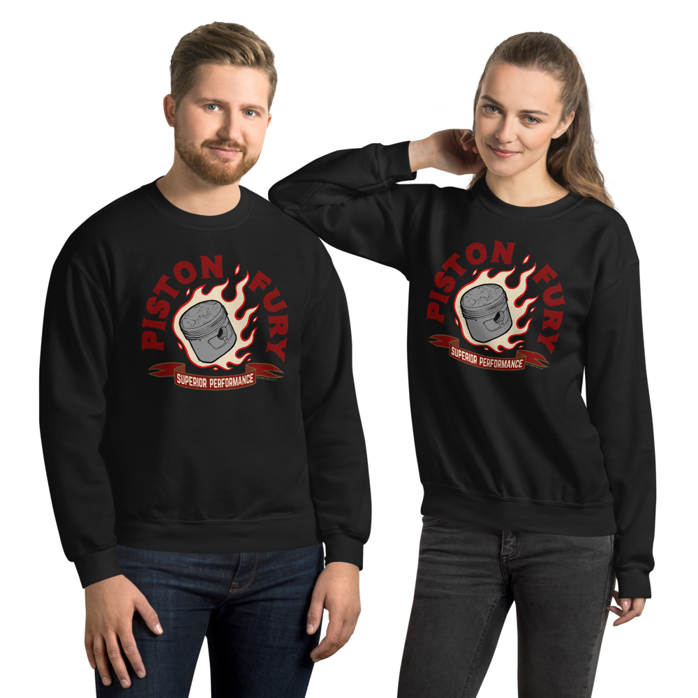 Piston Fury Motorcycle Sweatshirt