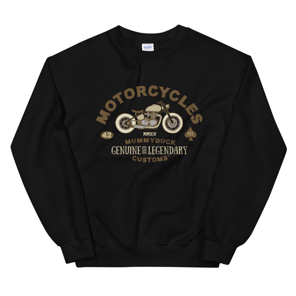 Motorcycles by Mummyduck Customs Unisex Sweatshirt