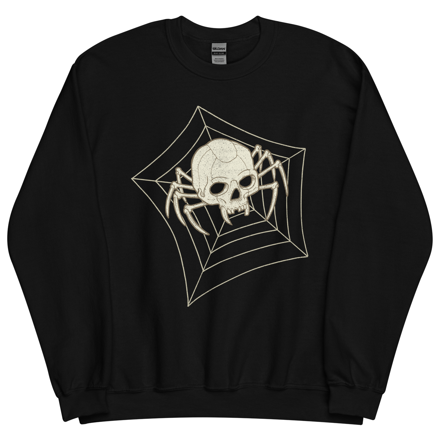 Spider Skull Motorcycle Sweatshirt