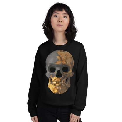 The Flower Skull motorcycle Sweatshirt 041