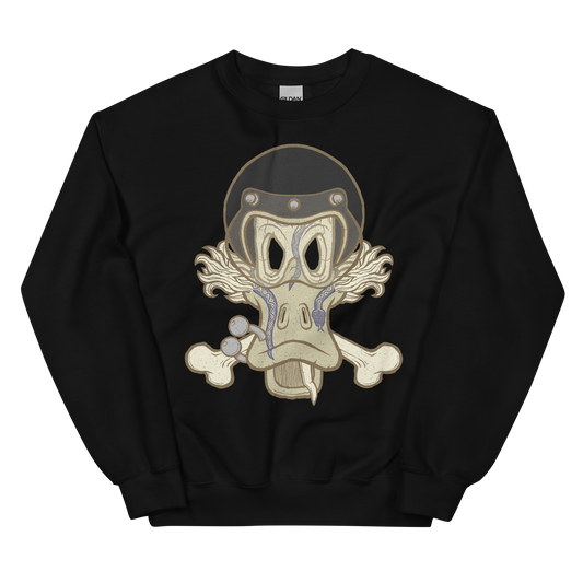No 002 Wierd Duck Skull collection sweatshirt