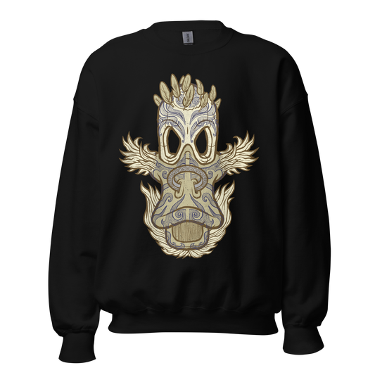 No 009 Wierd Duck Skull collection sweatshirt