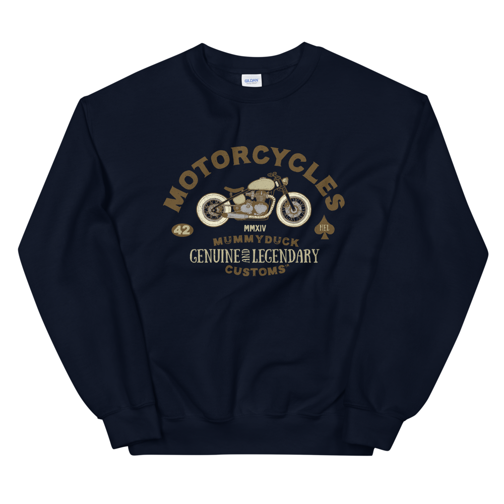 Motorcycles by Mummyduck Customs Unisex Sweatshirt