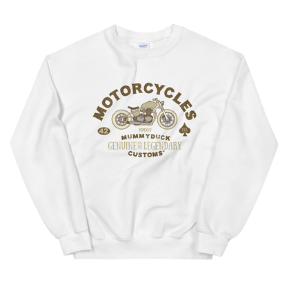 Motorcycles by Mummyduck Customs Unisex Sweatshirt