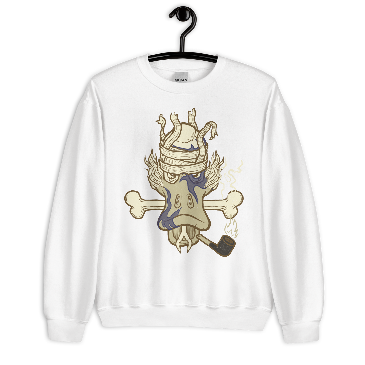 No 004 Wierd Duck Skull collection sweatshirt