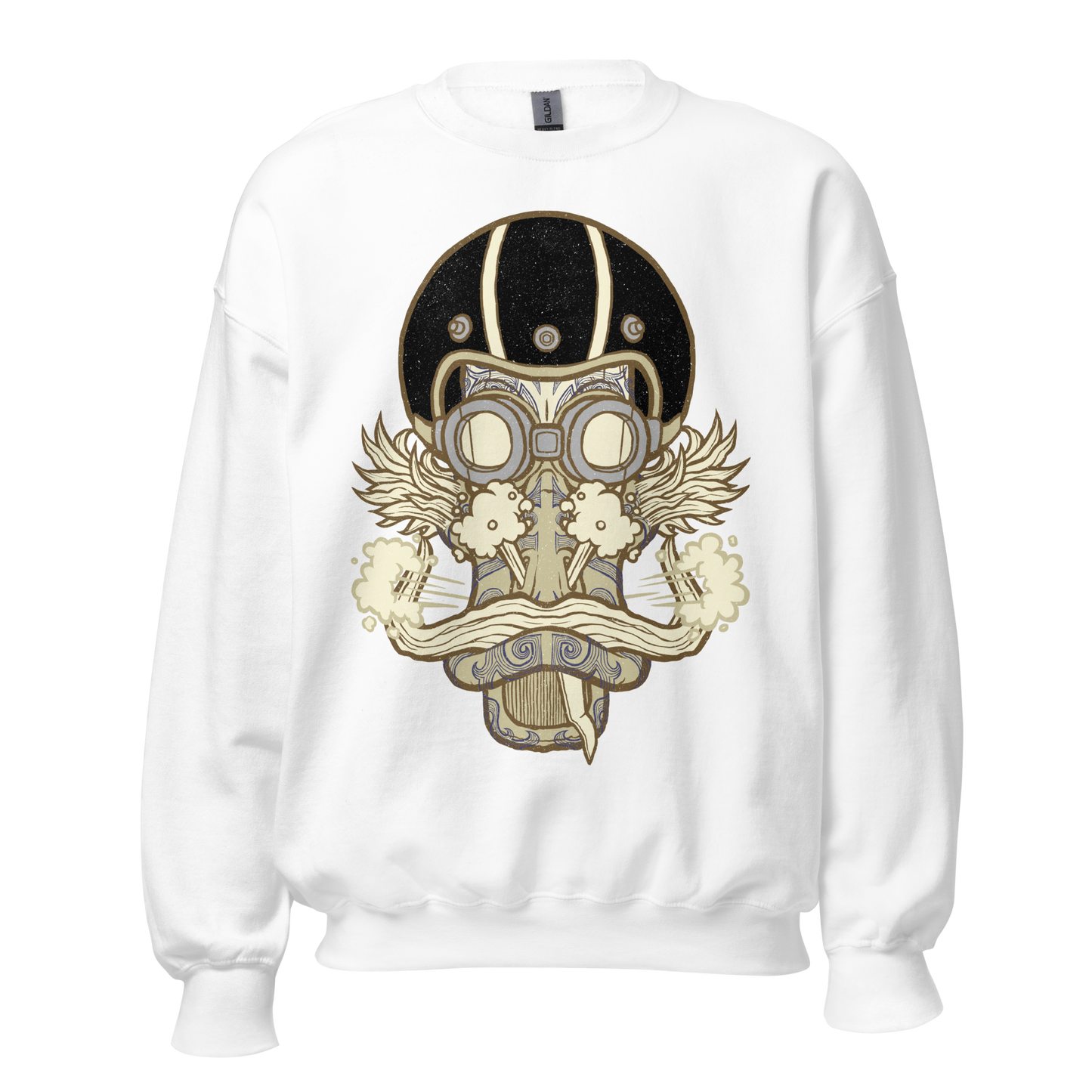 No 011 Wierd Duck Skull collection sweatshirt
