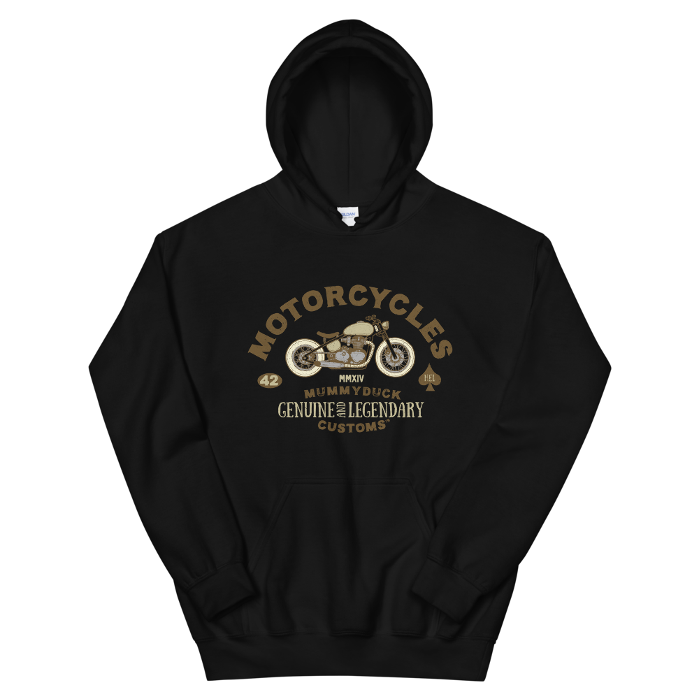 black Motorcycles Unisex Hoodie