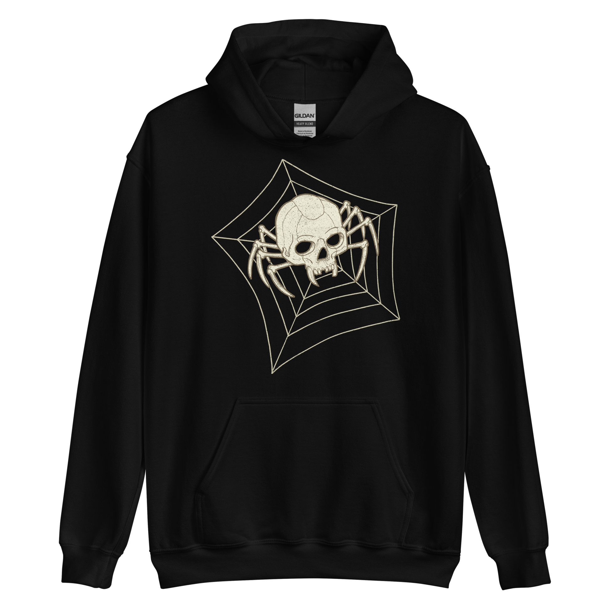Spider Skull Motorcycle Hoodie