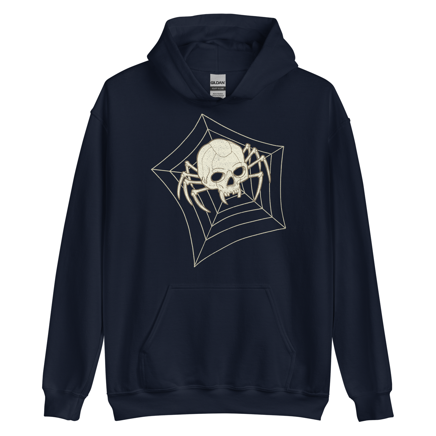 Spider Skull Motorcycle Hoodie