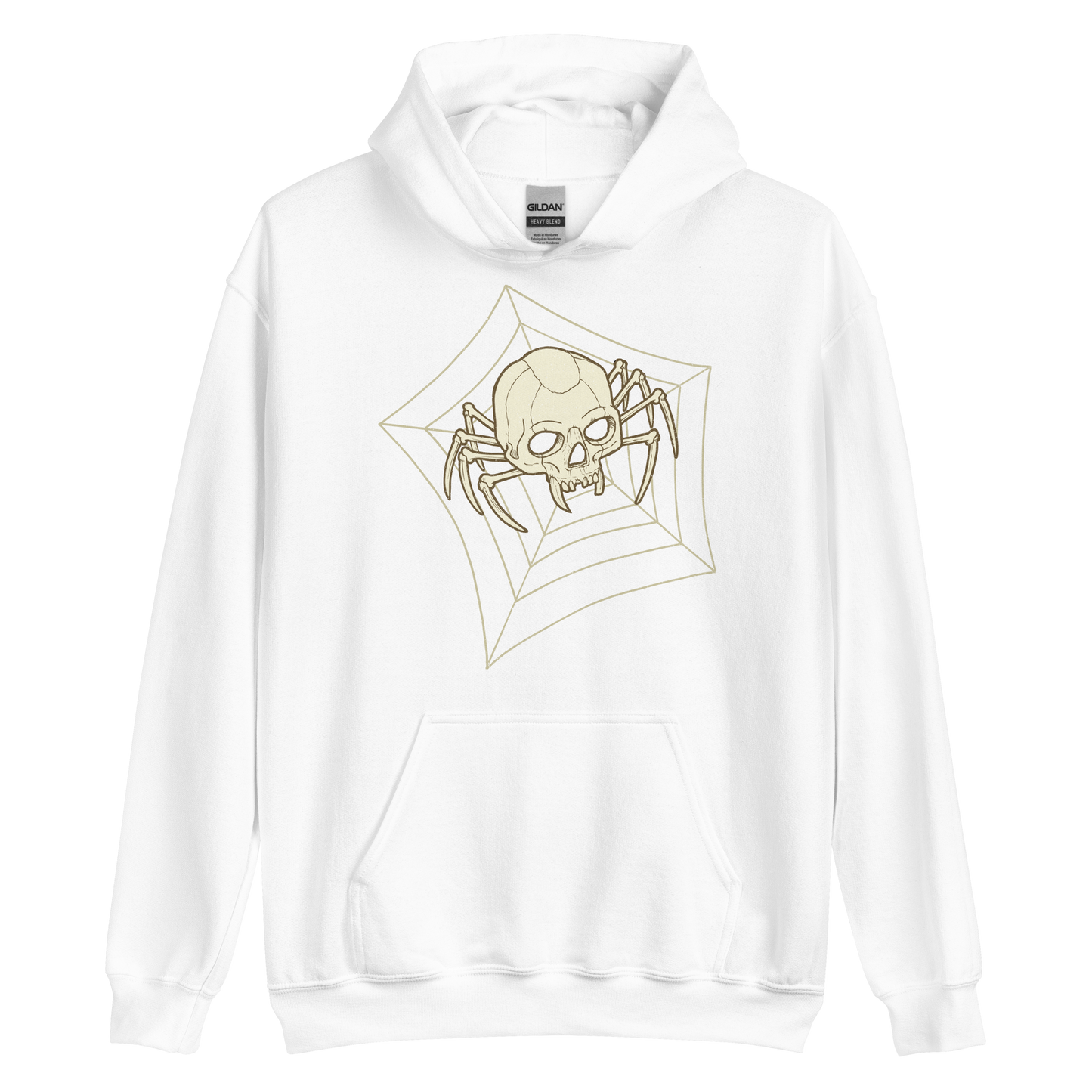 Spider Skull Motorcycle Hoodie