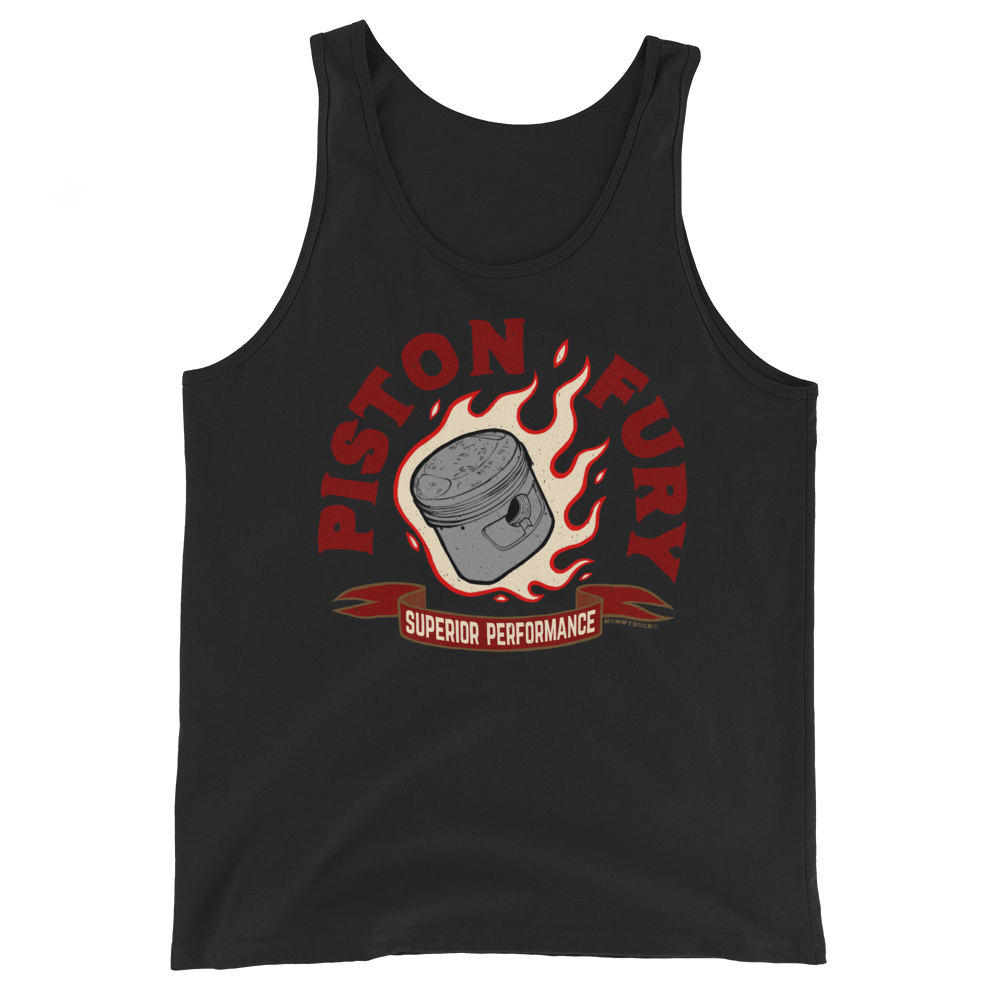 Piston Fury Motorcycle Tank Top