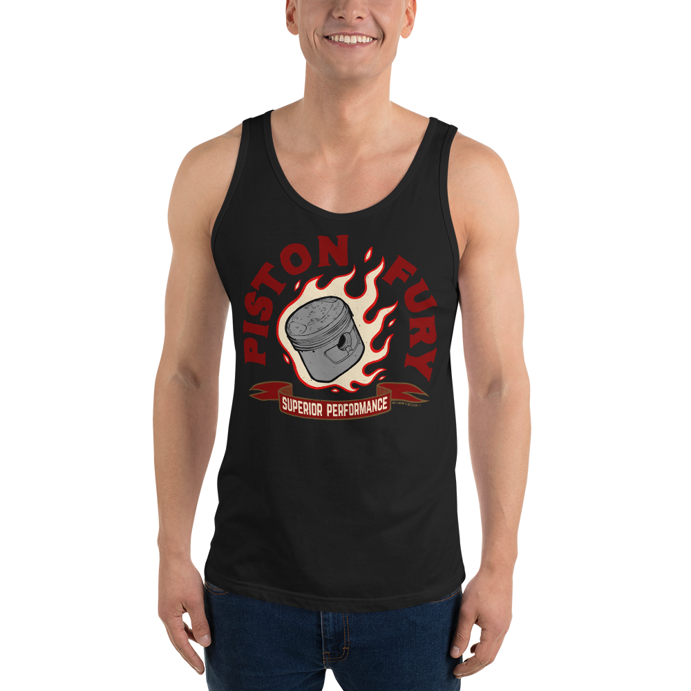 Piston Fury Motorcycle Tank Top