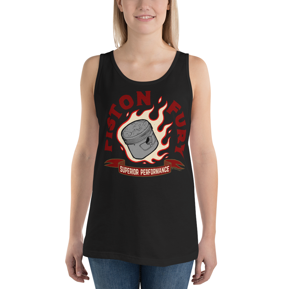 Piston Fury Motorcycle Tank Top