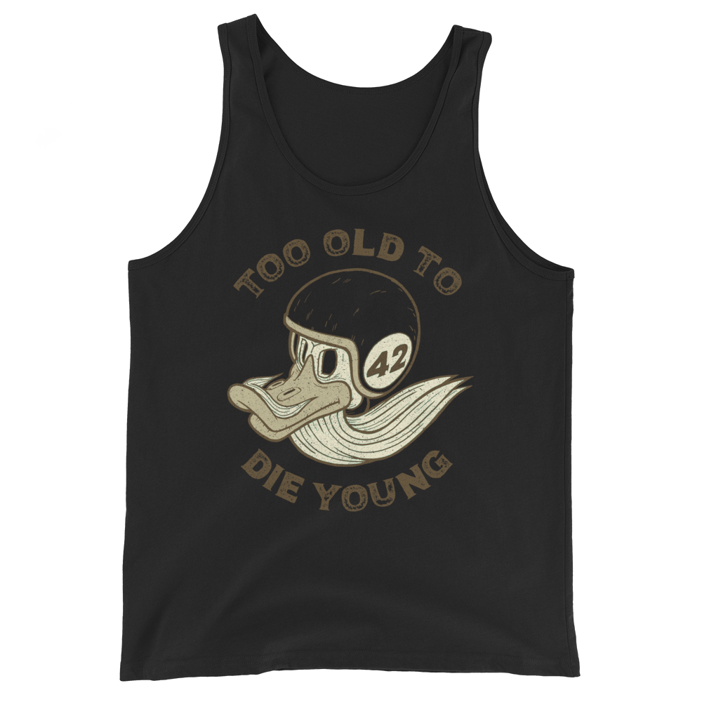 Too Old To Die Young Motorcycle Tank Top