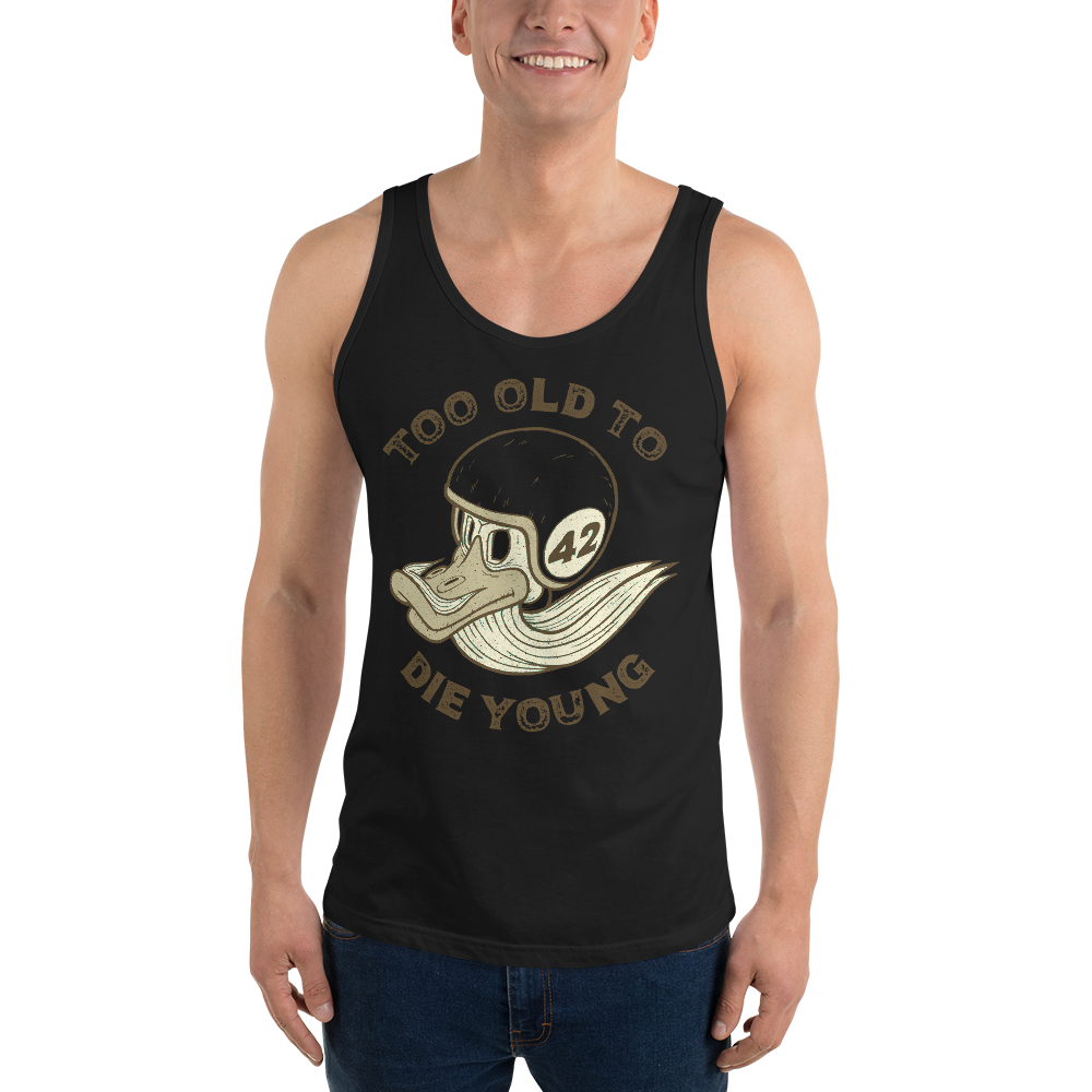 Too Old To Die Young Motorcycle Tank Top