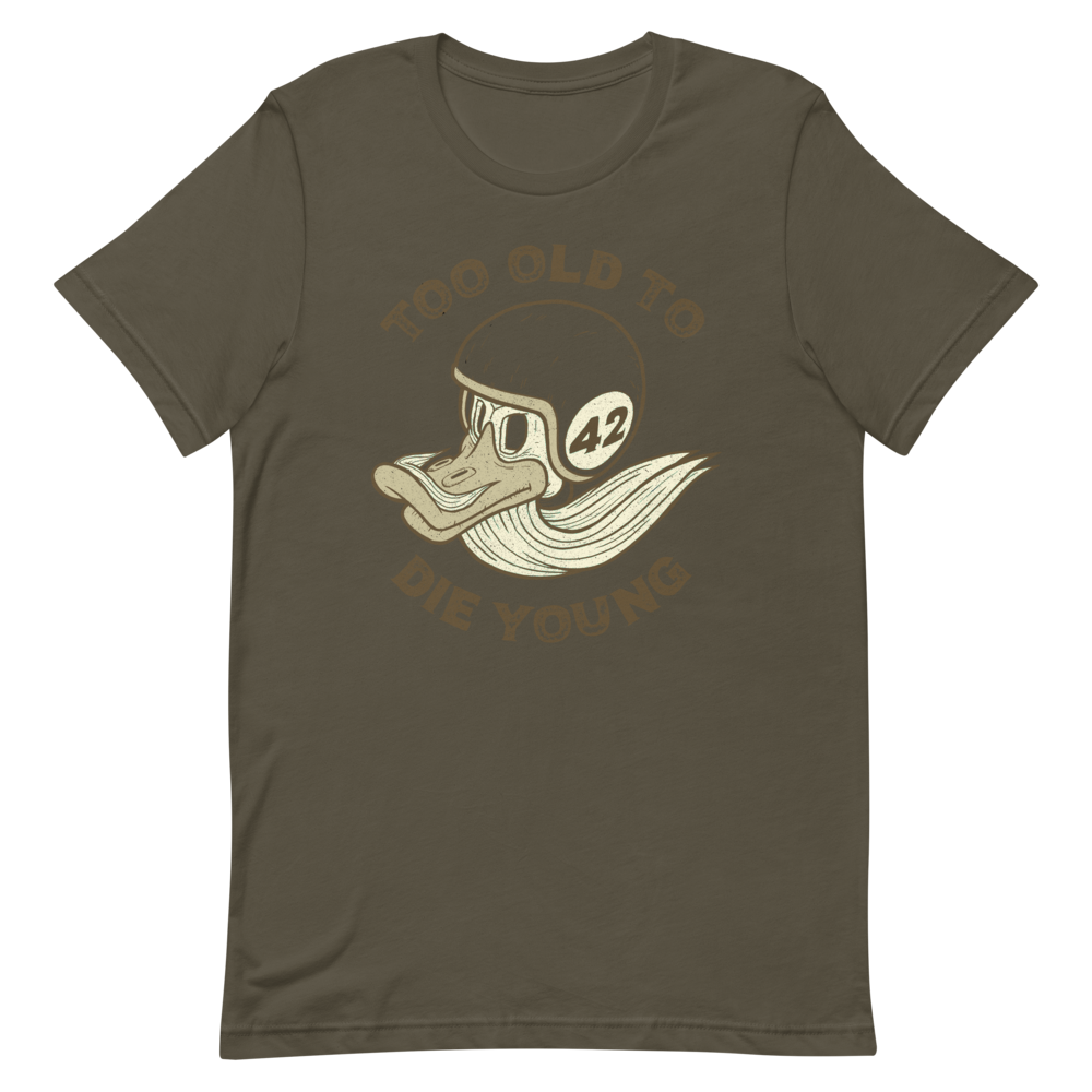 Too Old To Die Young Motorcycle T-Shirt