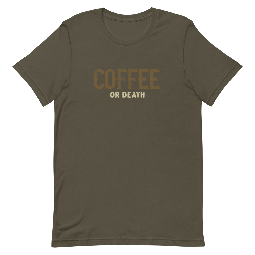 Coffee or Death Motorcycle T-Shirt