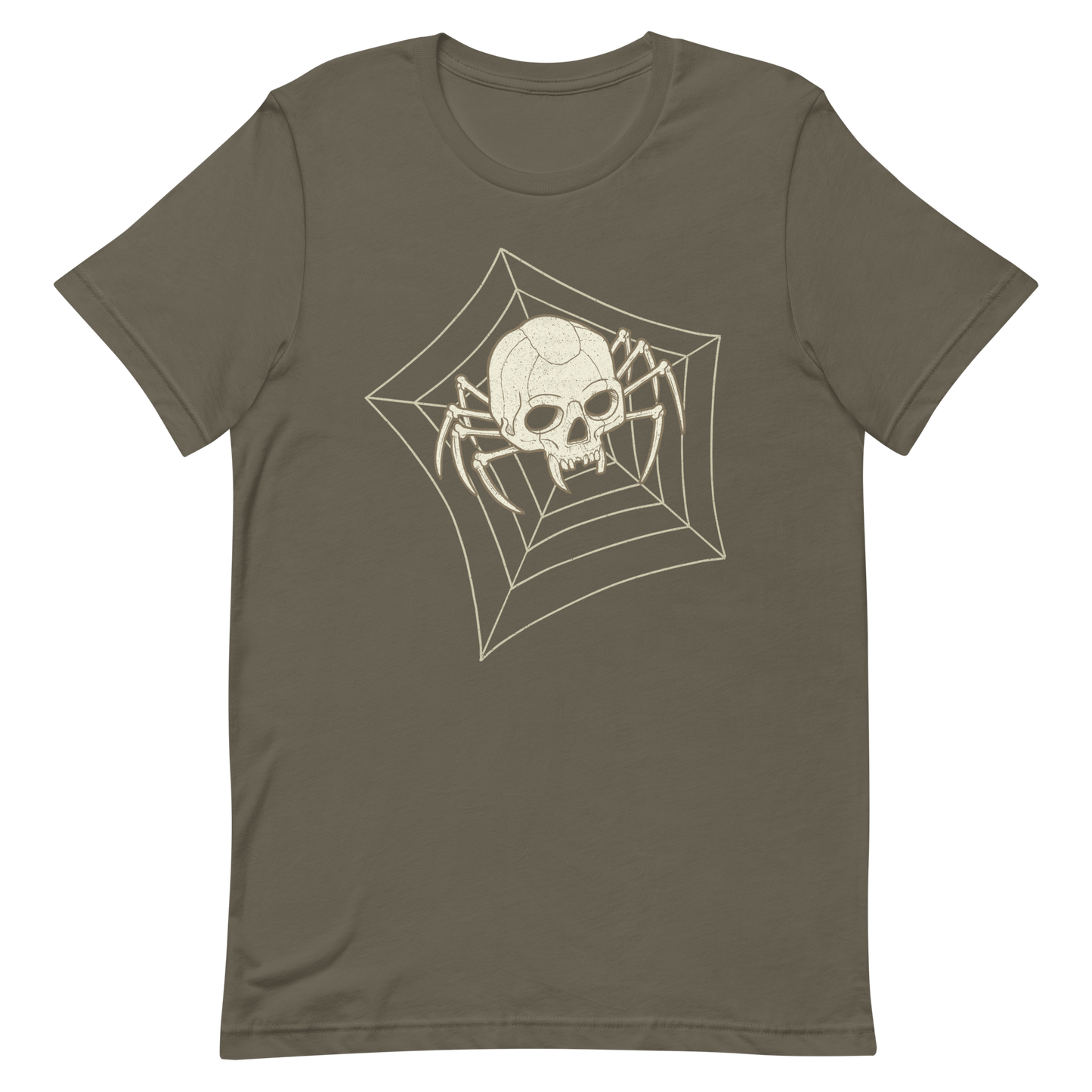Spider Skull Motorcycle t-shirt