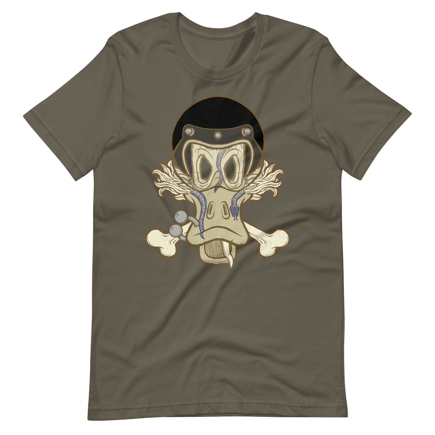 No 002 Wierd Duck Skull collection t-shirt