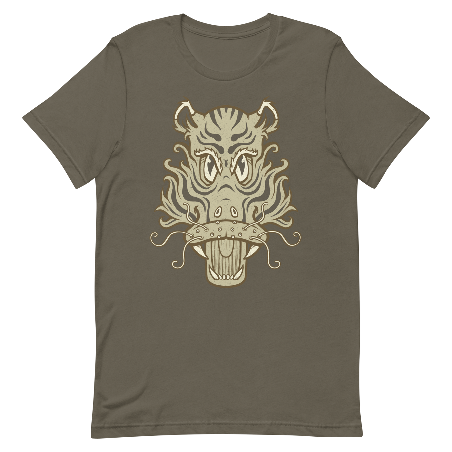 No 013 Wierd Duck Skull collection Tiger Duck t-shirt