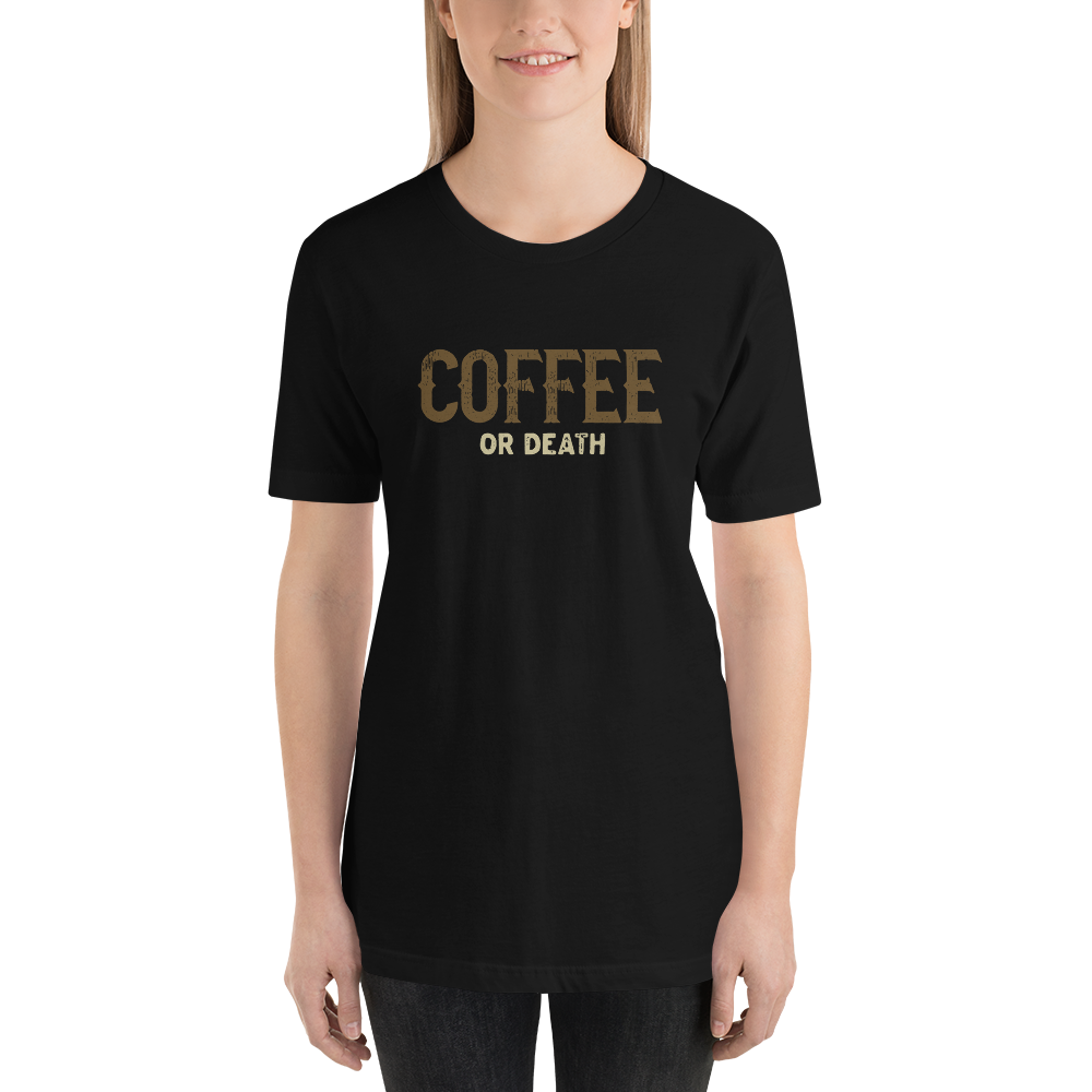 Coffee or Death Motorcycle T-Shirt