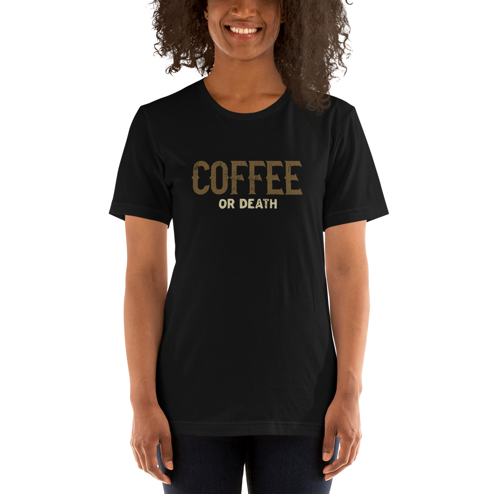 Coffee or Death Motorcycle T-Shirt