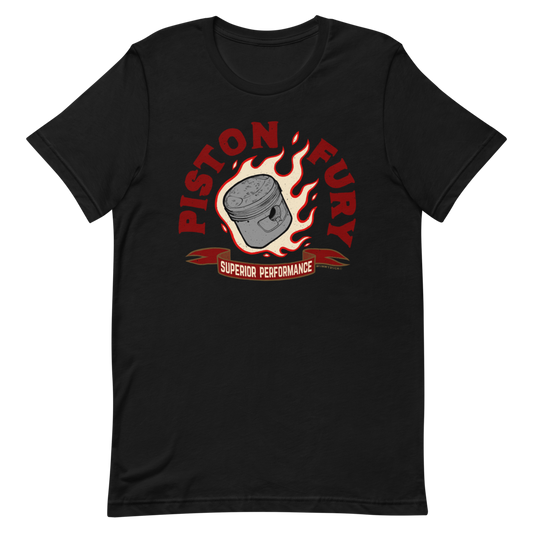 Piston Fury Motorcycle T-Shirt
