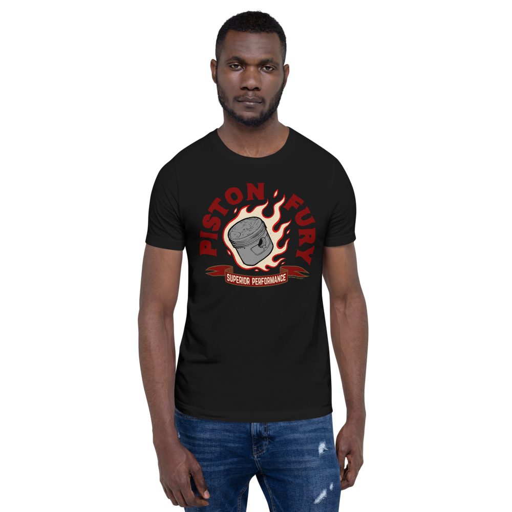 Piston Fury Motorcycle T-Shirt