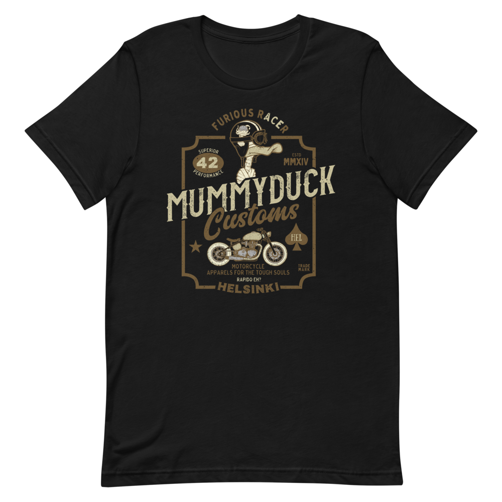 high-quality unique Motorcycle Vintage  black T-Shirt
