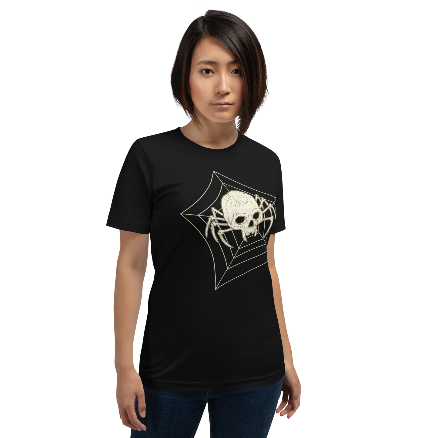 Spider Skull Motorcycle t-shirt