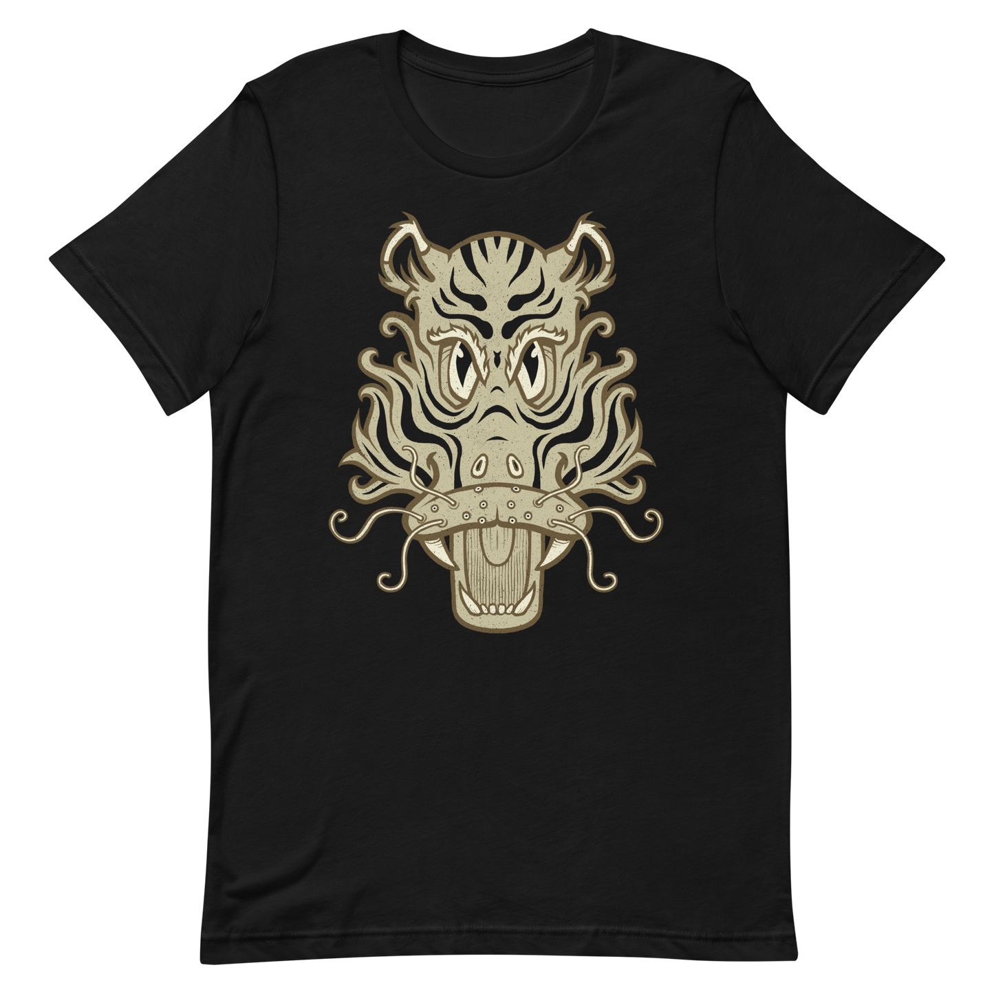 No 013 Wierd Duck Skull collection Tiger Duck t-shirt