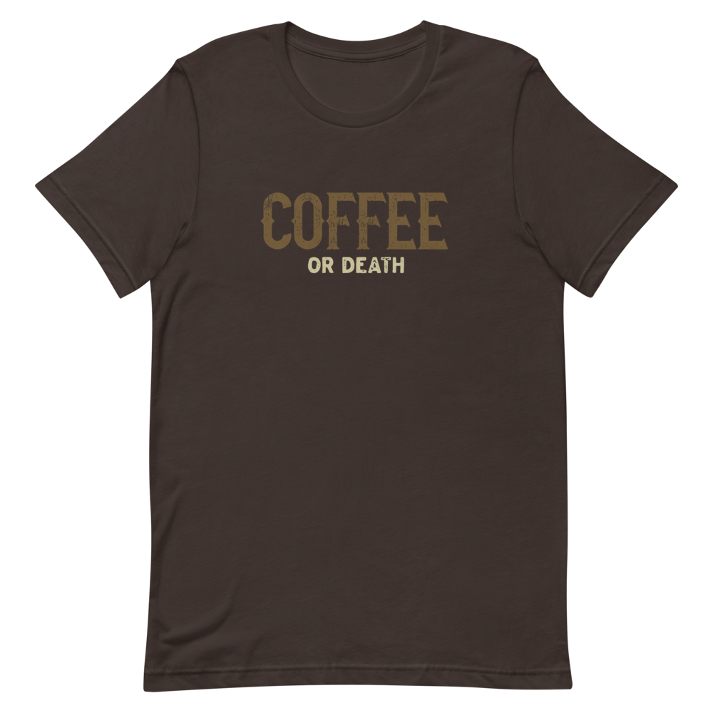 Coffee or Death Motorcycle T-Shirt