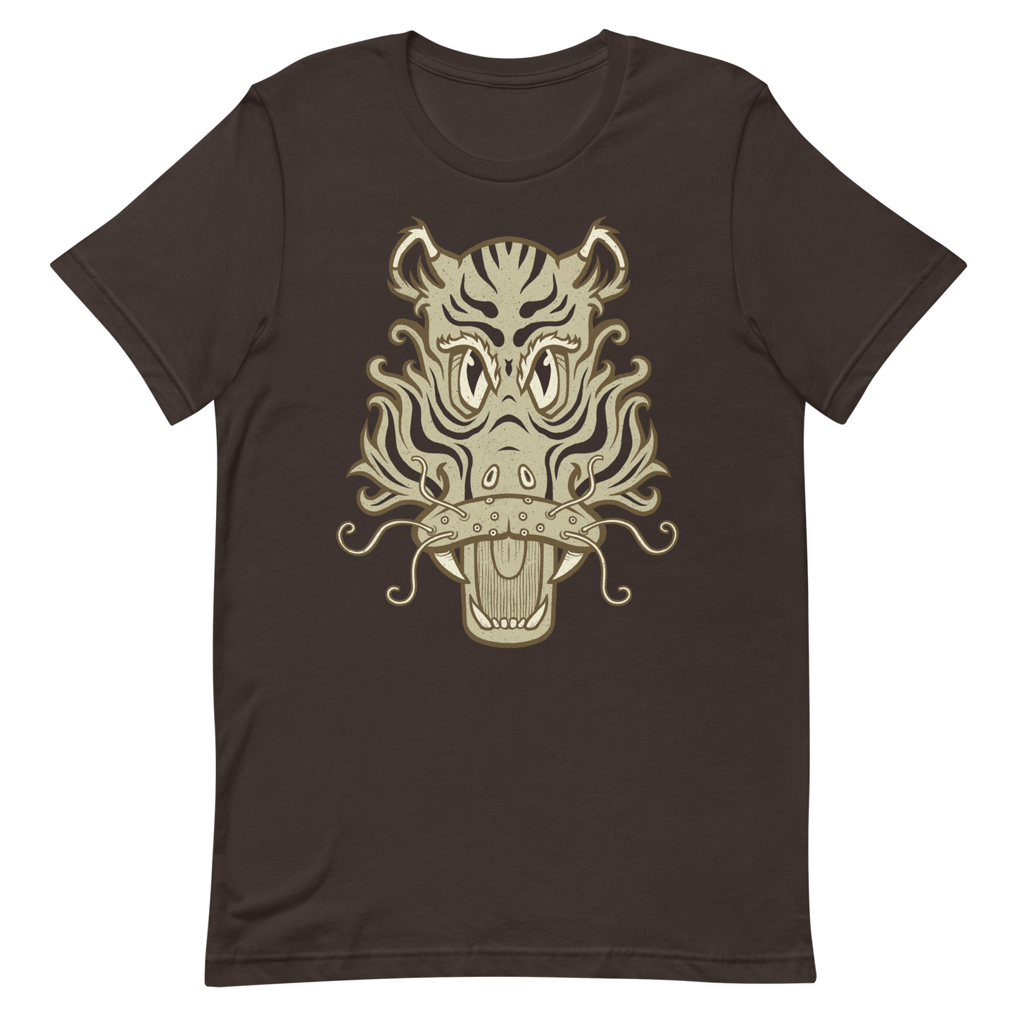 No 013 Wierd Duck Skull collection Tiger Duck t-shirt