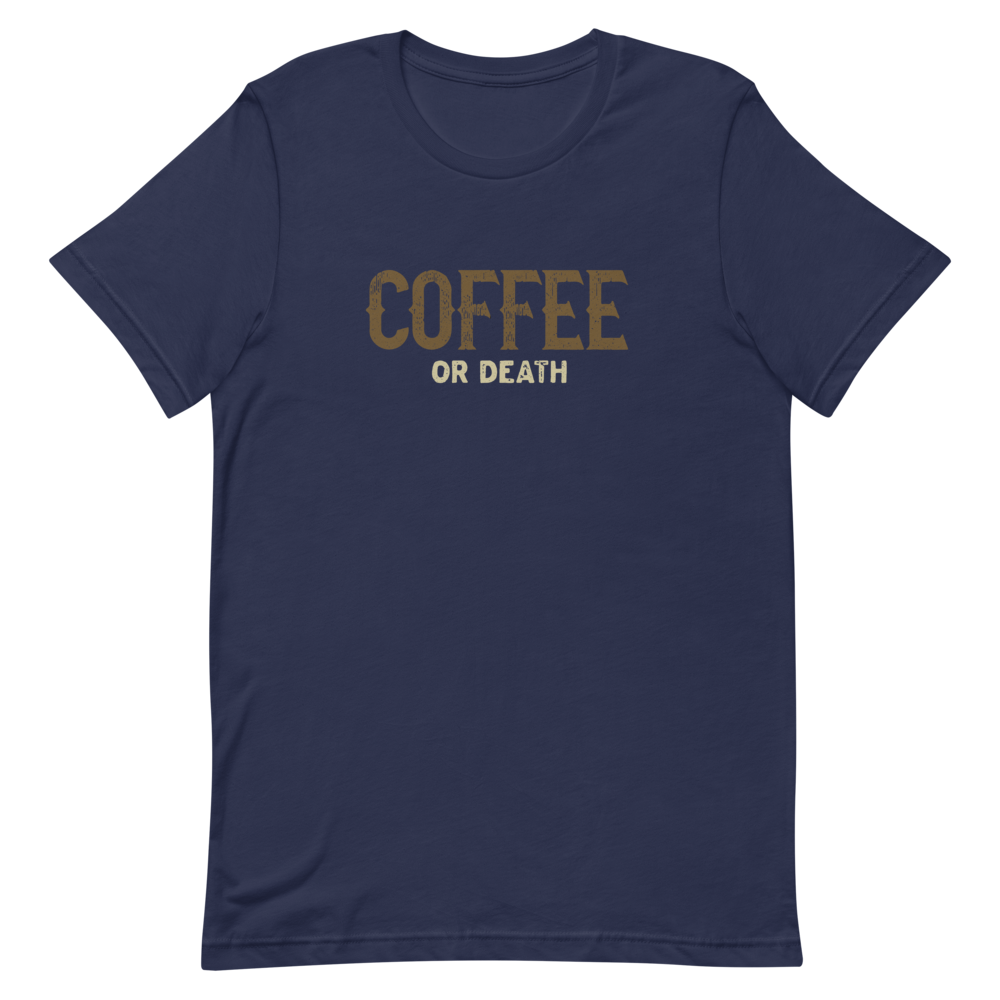 Coffee or Death Motorcycle T-Shirt