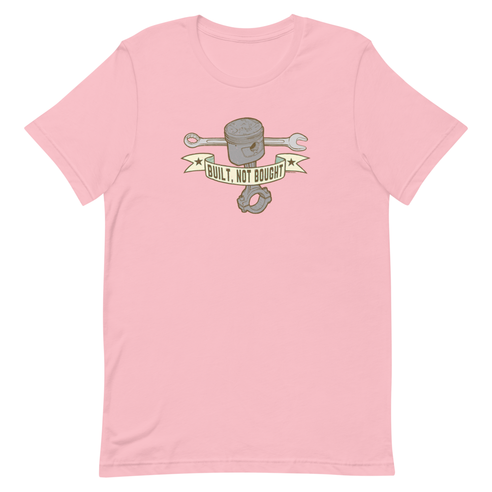 Built, Not Bought Motorcycle T-Shirt