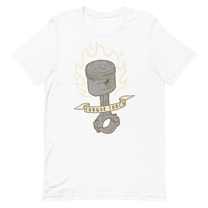 Flaming Piston Motorcycle T-Shirt