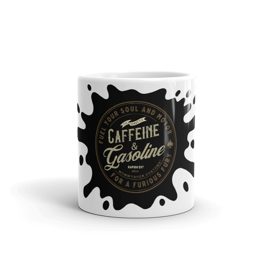 Caffeine & Gasoline Motorcycle Mug