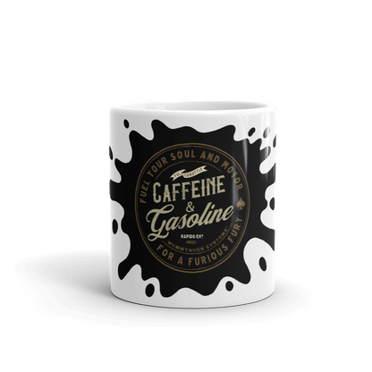 Caffeine & Gasoline Motorcycle Mug