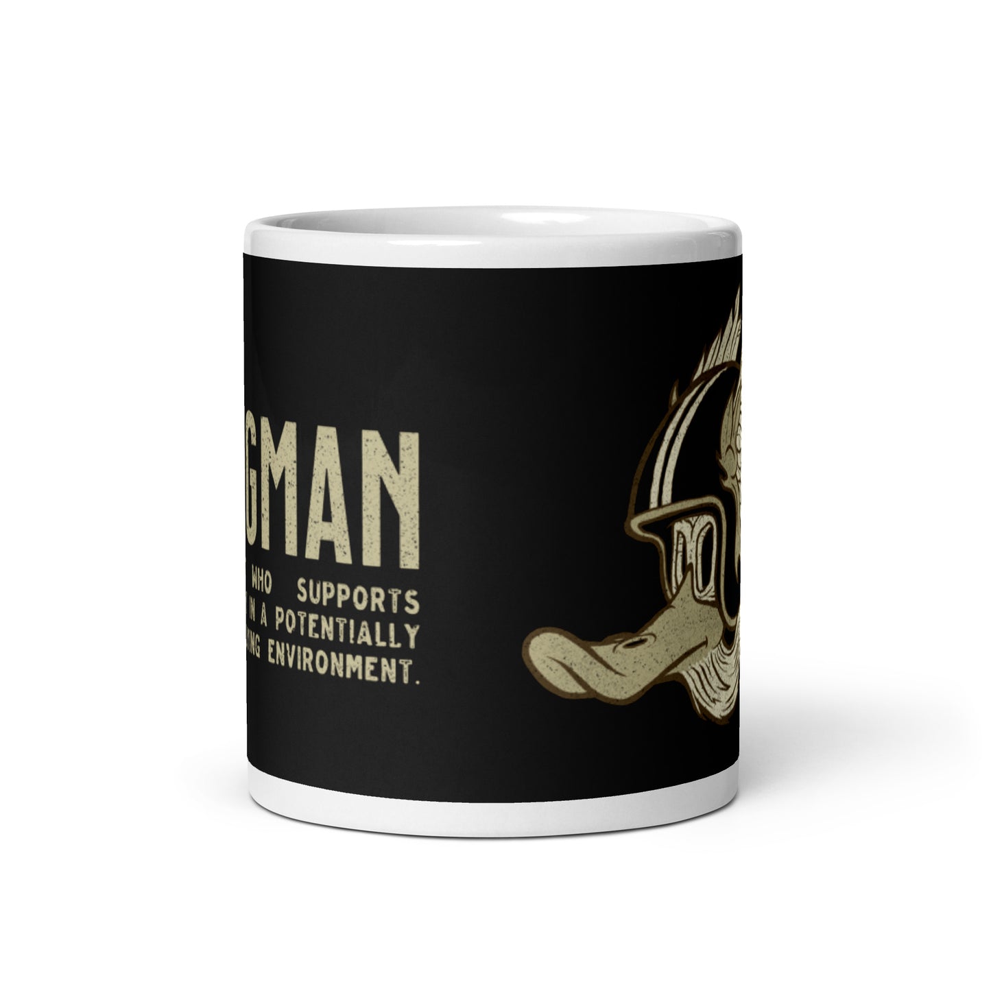 The Wingman Motorcycle mug