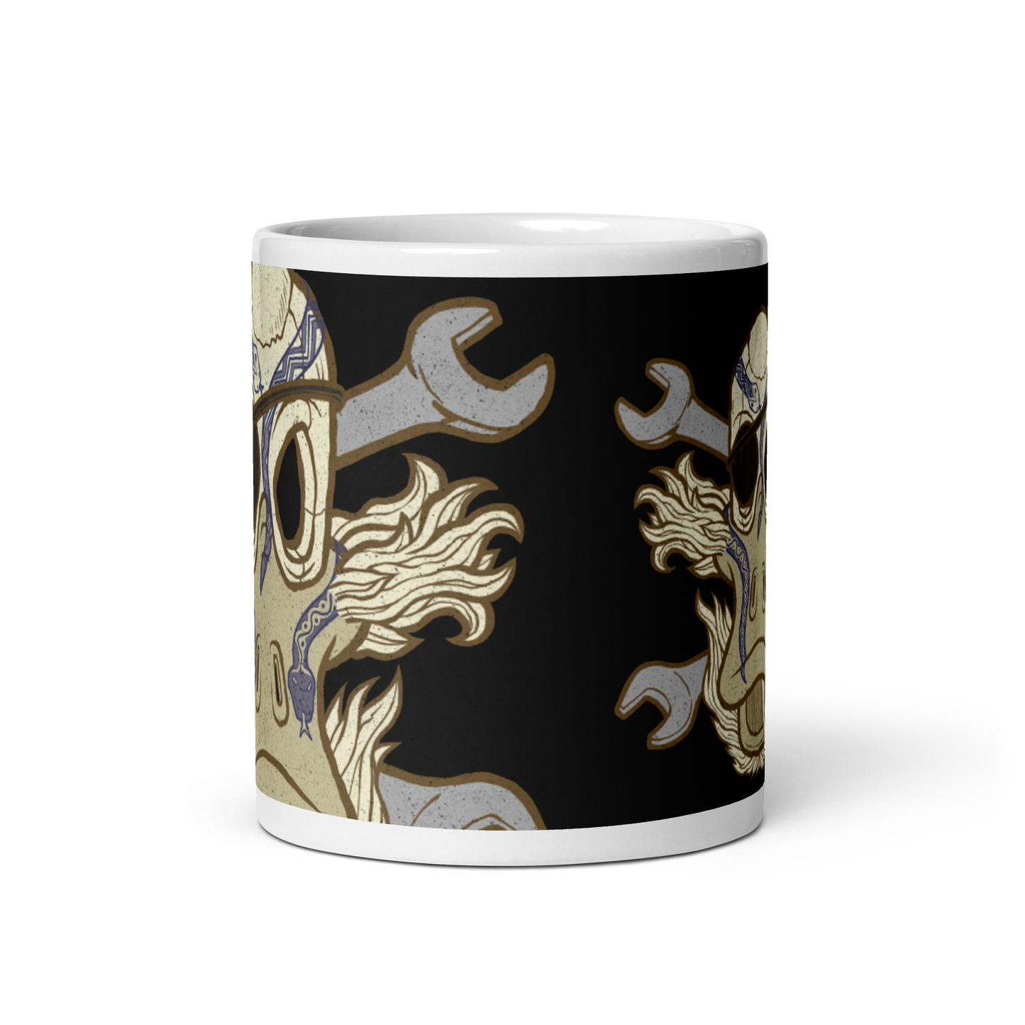 No 003 Wierd Duck Skull collection mug