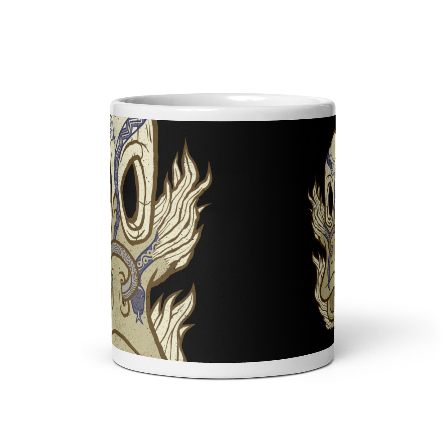 No 005 Wierd Duck Skull collection mug