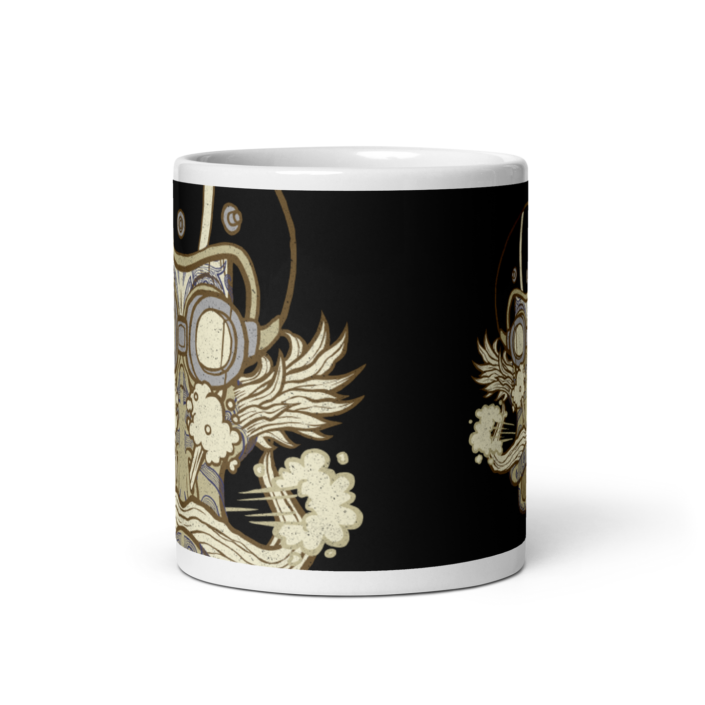 No 011 Wierd Duck Skull collection mug