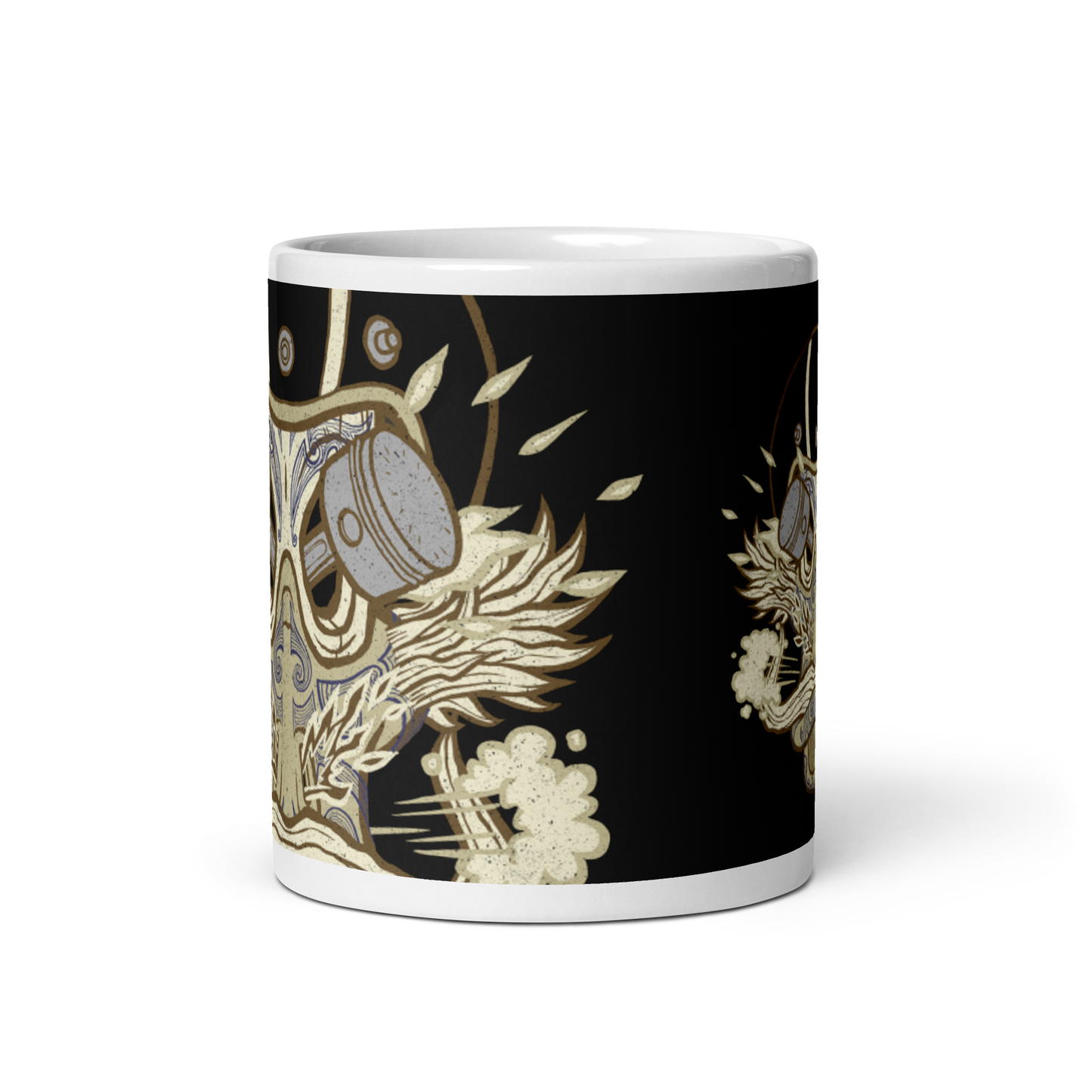 No 012 Wierd Duck Skull collection mug