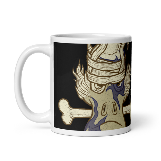 No 004 Wierd Duck Skull collection mug