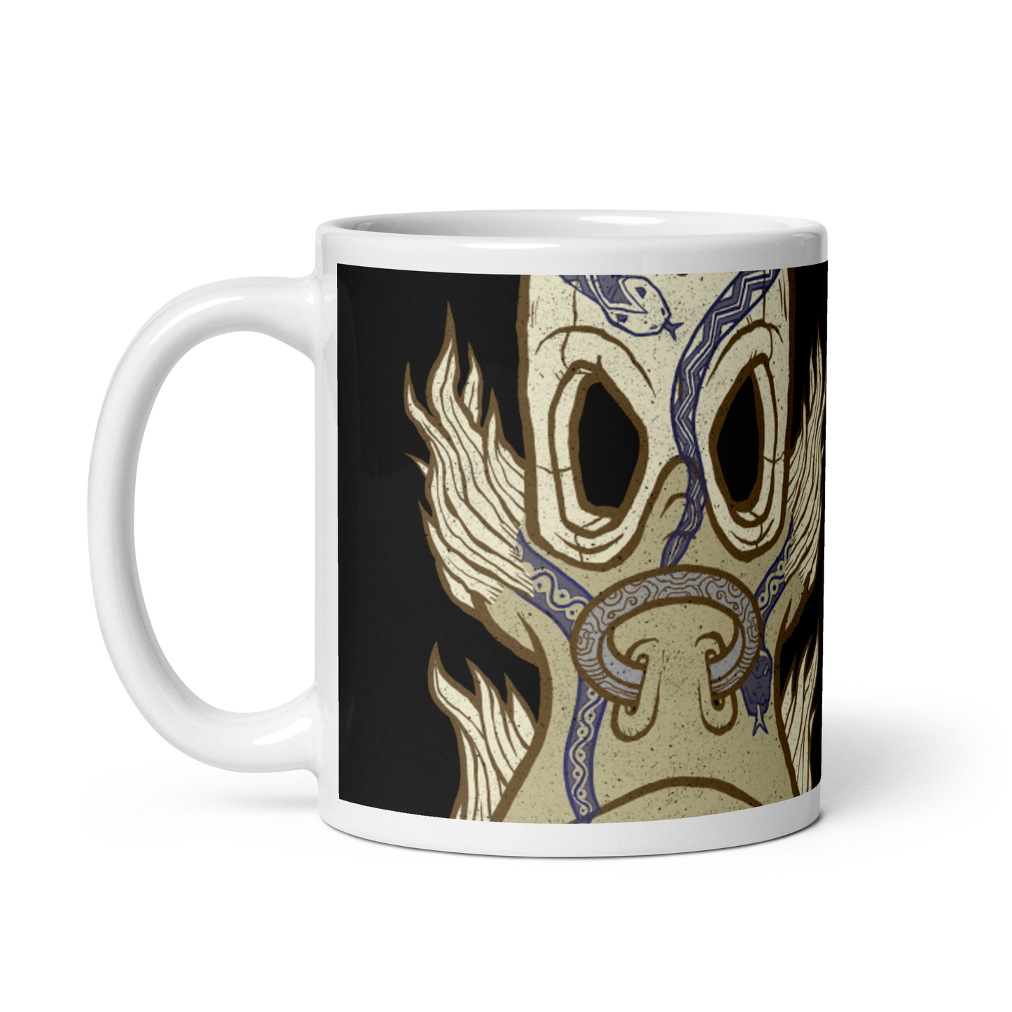 No 005 Wierd Duck Skull collection mug