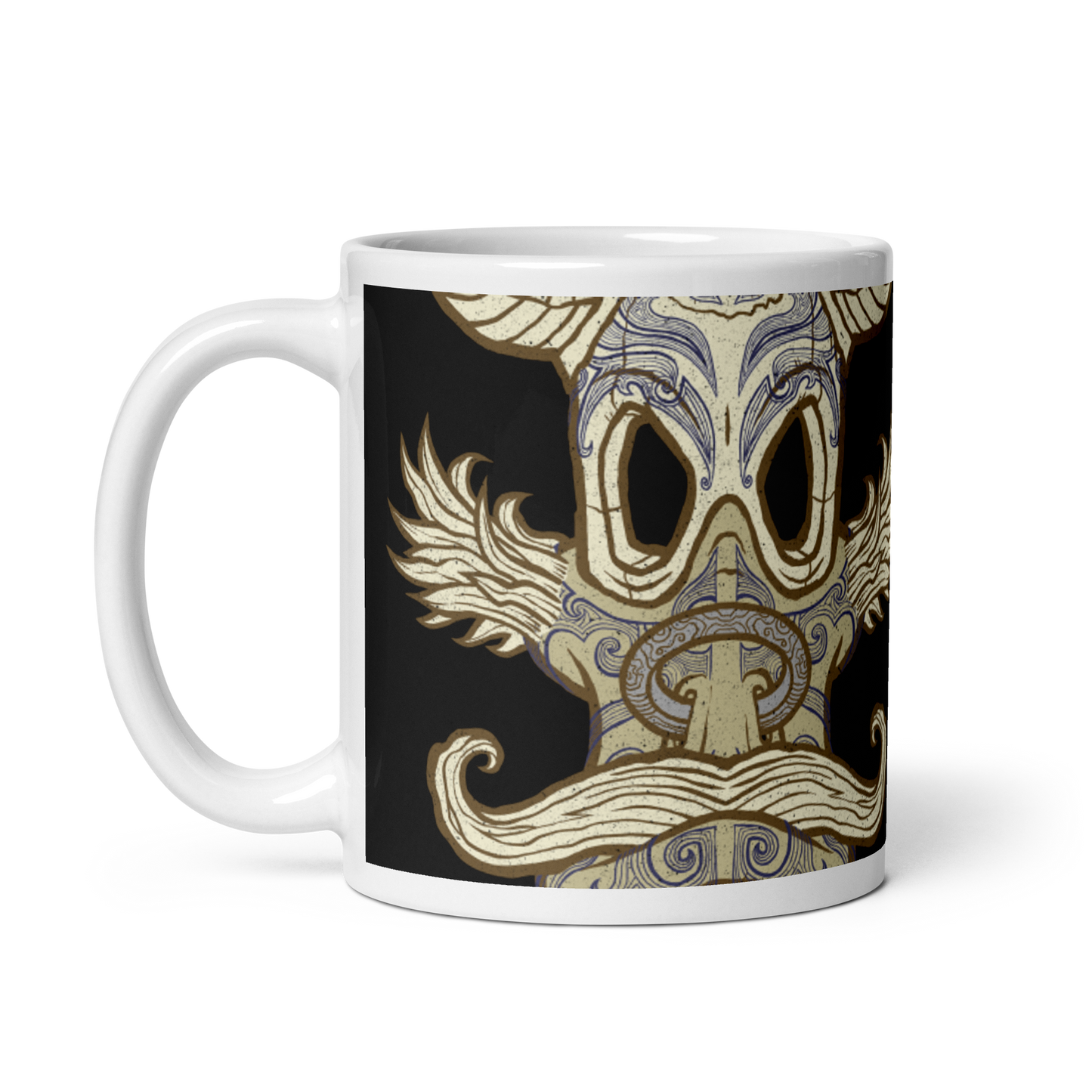 No 007 Wierd Duck Skull collection mug