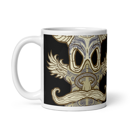 No 007 Wierd Duck Skull collection mug