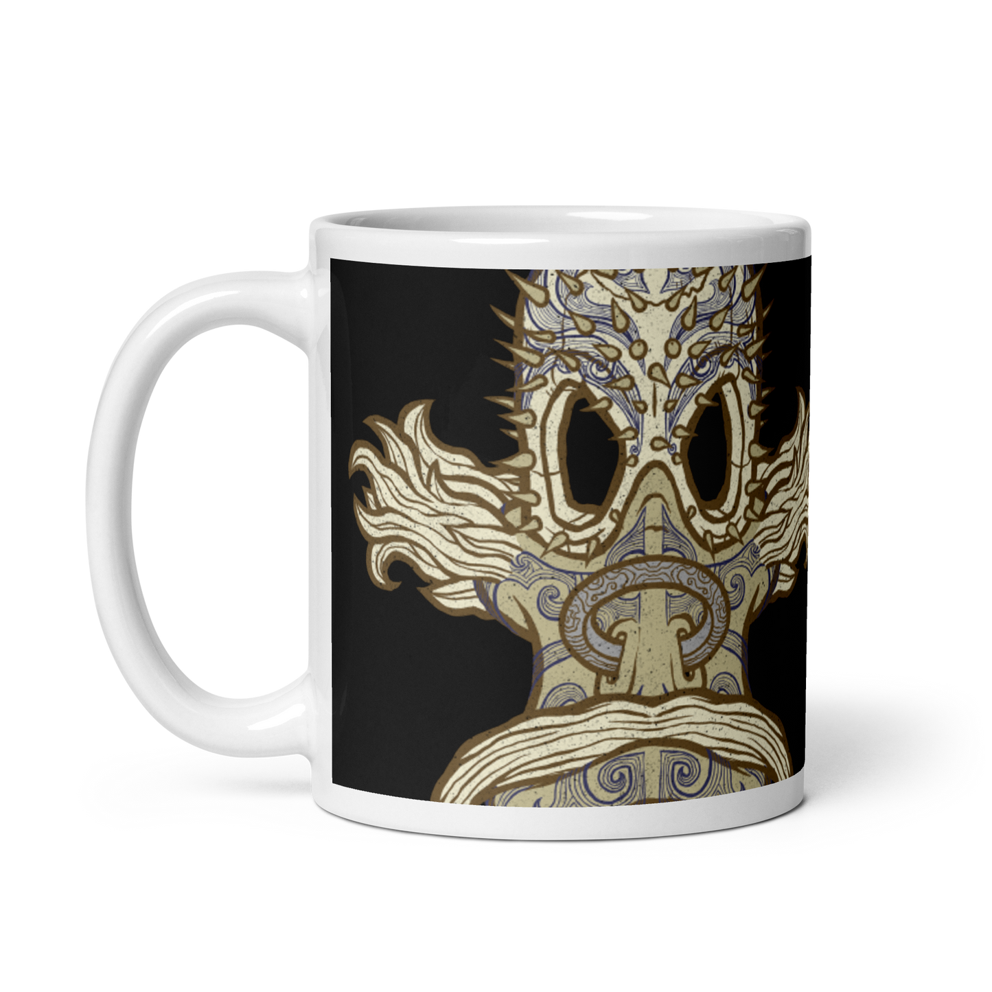 No 008 Wierd Duck Skull collection mug